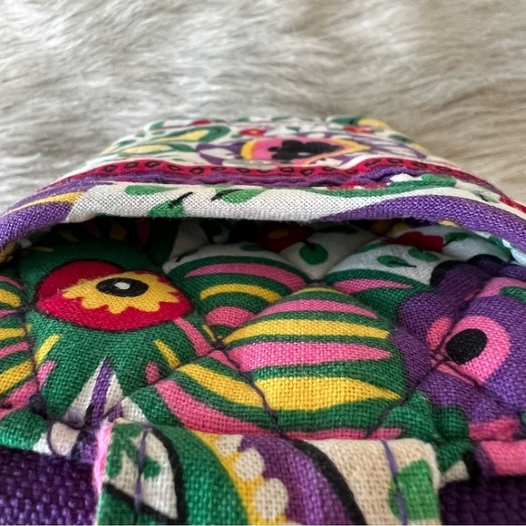 VERA BRADLEY Viva La Vera 2011 Smartphone Wristlet Purple Green Lipstick Case - Picture 9 of 11